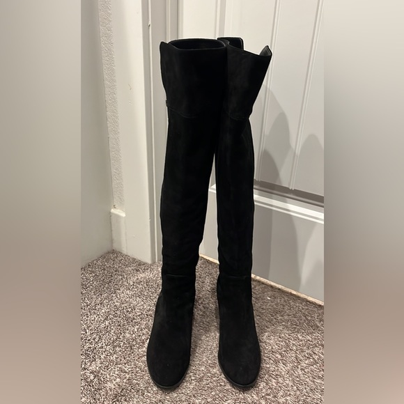 Gianni Bini over the knee wide calf black boots - Picture 2 of 2
